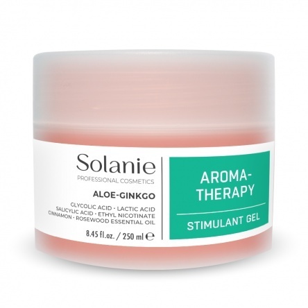 Solanie Gel stimulant detoxifiant Aromatherapy Aloe Ginkgo 250ml