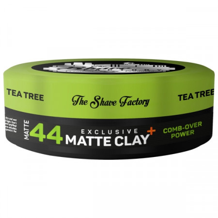 The Shave Factory Ceara mata pentru par Tea Tree 44 Matte Clay 150ml