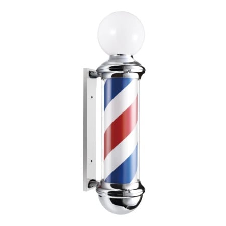 The Shave Factory Firma luminoasa rotativa pentru frizerie Barber Pole 85cm