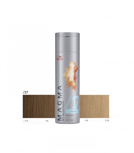 Wella Professionals Pudra nuantatoare pentru suvite Magma by Blondor /17 Ash Brown 120g