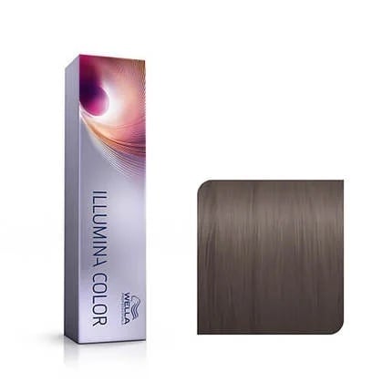 Wella Professionals Vopsea de par permanenta Illumina Color 6/16 blond inchis cenusiu violet 60ml