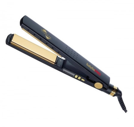 Babyliss Pro Titanium Ionic Placa de par profesionala neagra 28mm