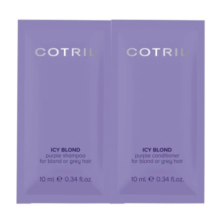 Cotril Mostra sampon+balsam cu pigment violet pentru par blond Icy Blond 20ml