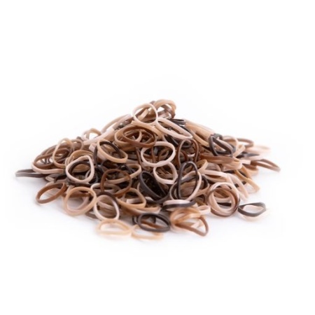 Cupio Elastice invizibile pentru par Mix of Brown 300buc