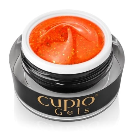 Cupio Glitter Neon Builder Gel - Morning Mimosa 15ml