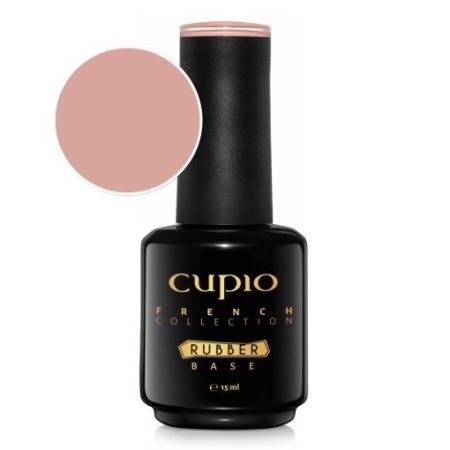 Cupio Oja semipermanenta Rubber Base French Collection - Soft Caramel 15ml