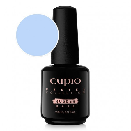 Cupio Oja semipermanenta Rubber Base Pastel Collection - Baby Blue 15ml