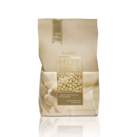 Italwax Ceara epilatoare granule cu aroma de vanilie Hot Film White Chocolate 1kg