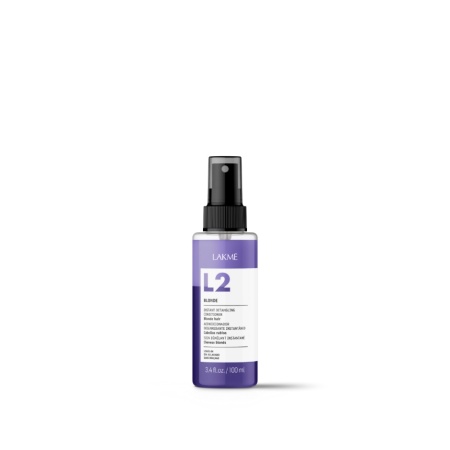Lakme Balsam bifazic cu pigment violet pentru par blond L2 Blonde Bi-Phase 100ml