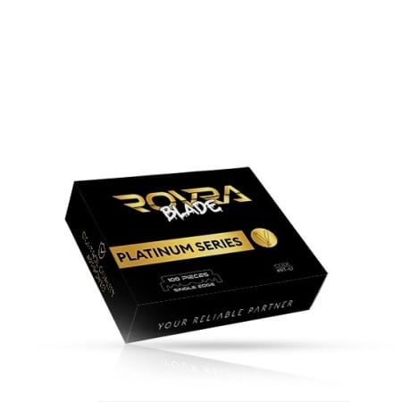 Rovra Lame profesionale cu strat de platina Platinum 100buc