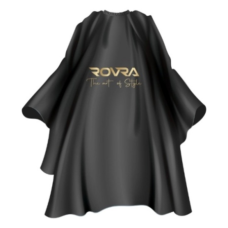 Rovra Pelerina neagra cu logo de coafor/frizerie