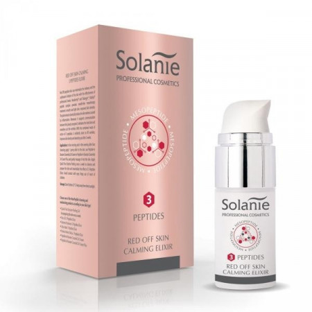 Solanie Mesopeptide - Elixir contra rosetei Red Off Skin Calming cu 3 peptide 15ml