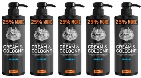 The Shave Factory Pachet 4+1 Colonie crema after shave Saphhire 500ml