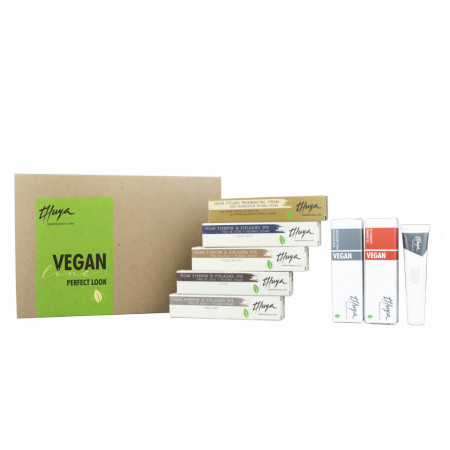 Thuya Vegan Line - Kit complet pentru permanent, laminare, lifting, colorare gene&sprancene Perfect Look
