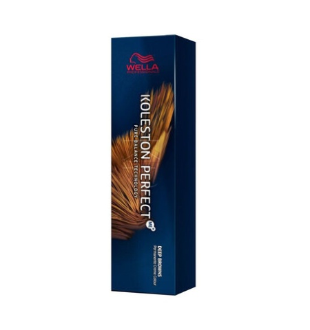 Wella Professionals Vopsea de par permanenta Koleston Perfect 4/75 castaniu mediu maro rosu 60ml