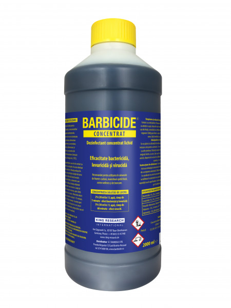 Barbicide Dezinfectant concentrat biocid pentru instrumentar si suprafete 2000ml