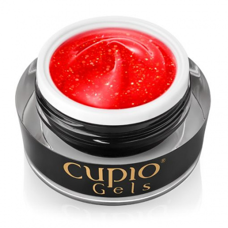 Cupio Glitter Neon Builder Gel - Summer Flame 15ml