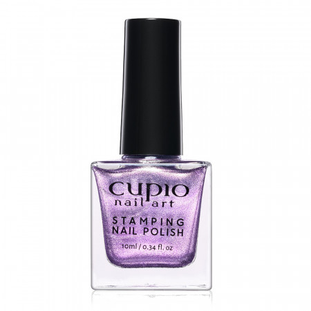 Cupio Lac de unghii pentru stampila Glitter Purple 10ml