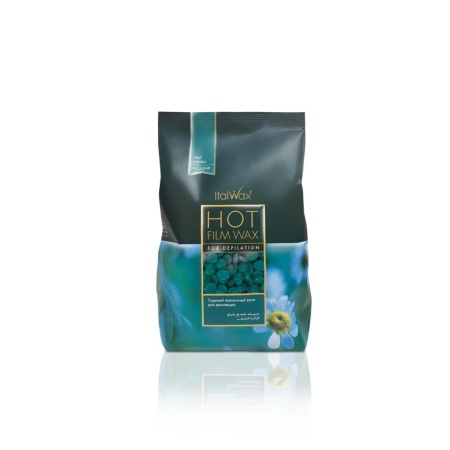 Italwax Ceara epilatoare granule cu azulena Hot Film Azulene 500g