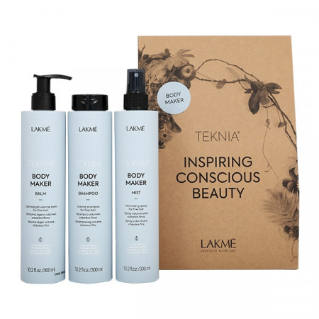 Lakme Teknia Body Maker Set Sampon+Balsam+Mist