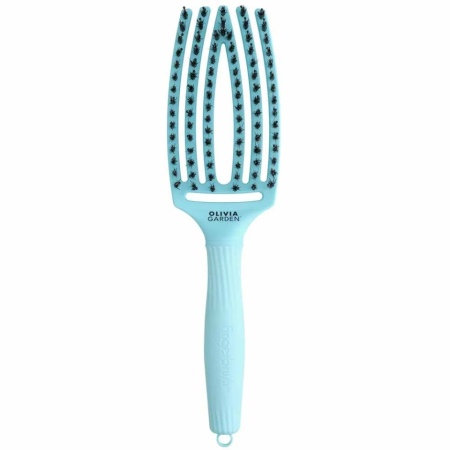 Olivia Garden Perie de par cu peri de mistret+nailon Finger Combo Dolce Vita Blue Sky