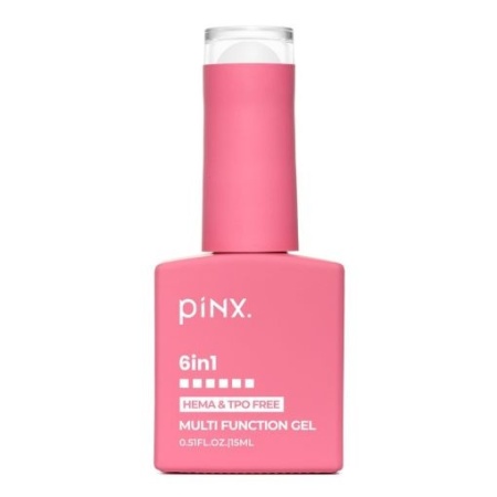 Pinx Gel multifunctional pentru unghii 6in1 - Clear&Naked15ml