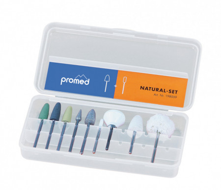 Promed Set 9 bit-uri pentru unghiile naturale