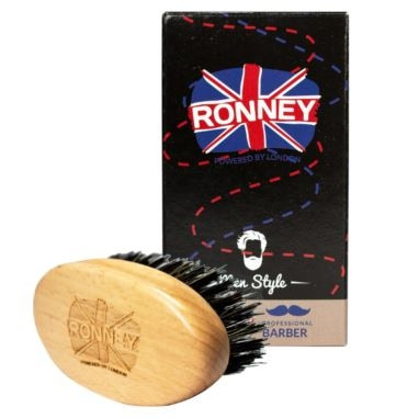 Ronney Professional Perie din lemn pentru barba cu peri naturali - Light S