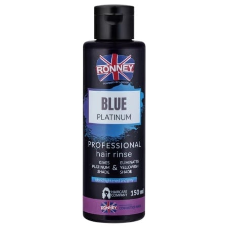 Ronney Professional Solutie cu pigment albastru pentru par blond Blue Platinum 150ml