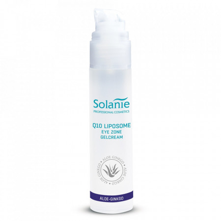 Solanie Crema gel antirid cu lipozomi si coenzima Q10 pentru conturul ochilor Aloe Ginkgo 50ml