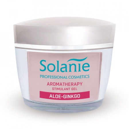 Solanie Gel exfoliant pentru fata cu acizi din fructe Aloe Ginkgo Aroma-Therapy 50ml