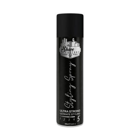 The Shave Factory Fixativ pentru barbati cu fixare foarte puternica Ultimate Styling Spray 400ml