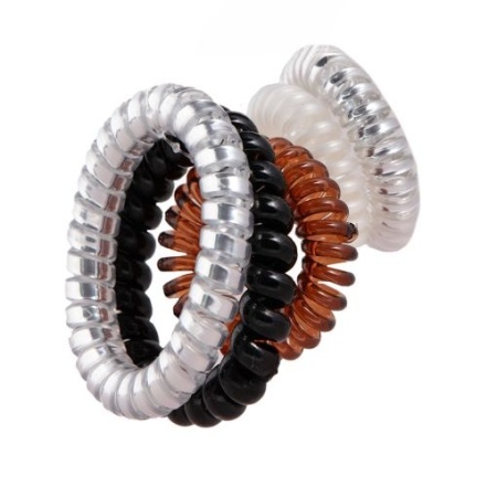 Cupio Elastice spirala pentru par - Telephone Mix 5buc
