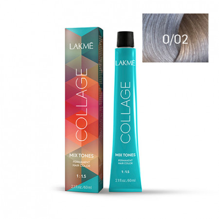 Lakme Collage Vopsea de par permanenta 0/02 corector perlat/violet 60ml