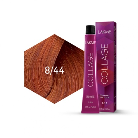 Lakme Vopsea de par permanenta 8/44 blond cupru Collage 60ml