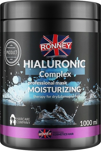 Ronney Professional Masca hidratanta pentru par uscat Hialuronic Complex 1000ml