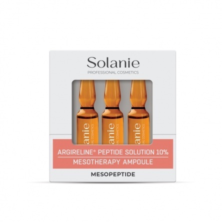 Solanie Fiole cu peptide 10% pentru mezoterapie Argireline Mesopeptide 3x2ml