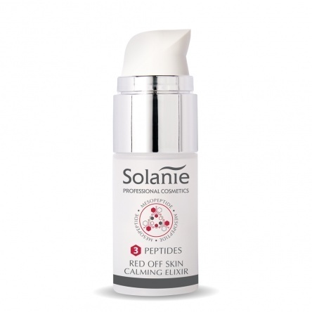 Solanie Ser antiroseata pentru fata cu 3 peptide Mesopeptide Red Off Elixir 15ml