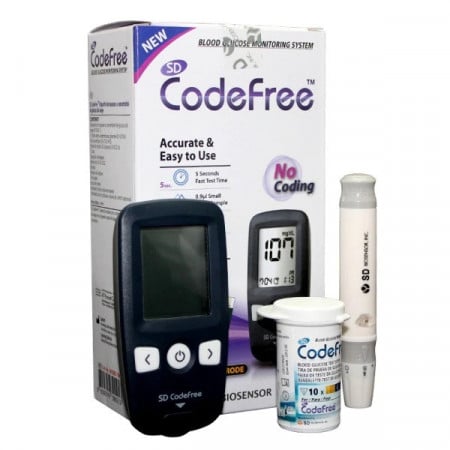 Standard Diagnostic Kit glucometru pentru monitorizarea glicemiei Code Free Kit