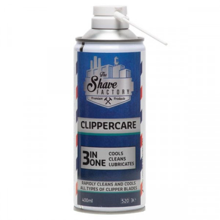 The Shave Factory Clippercare Spray 3 in 1 pentru masini de tuns 400ml