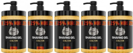 The Shave Factory Pachet 4+1 Gel de ras Golden 1250ml