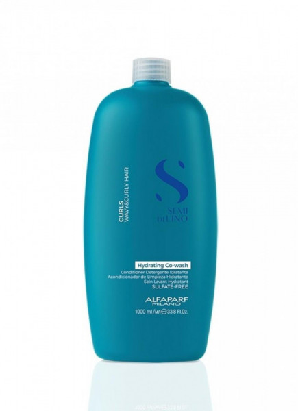 Alfaparf Balsam de curatare pentru par cret sau ondulat Semi Di Lino Curls Hydrating Co-Wash 1000ml