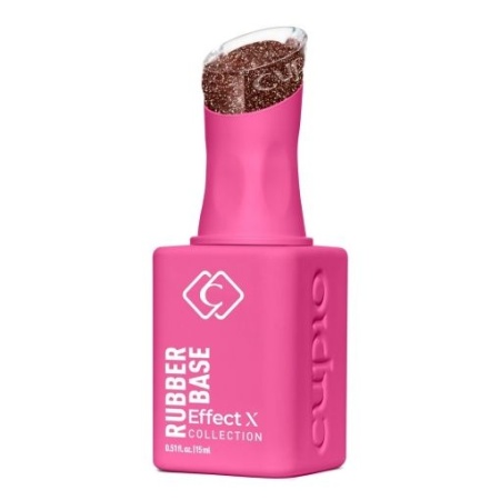 Cupio Rubber Base Effect X Perfect Flakes - Disco Lips 15ml