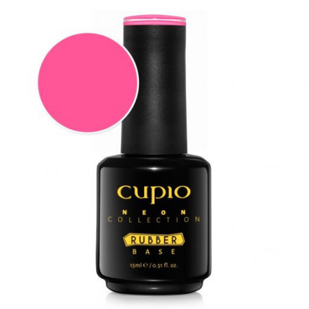 Cupio Rubber Base Neon Collection - Summer Kiss 15ml