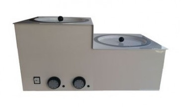 Decantor profesional alb pentru ceara traditionala cu termostat dublu 12 litri