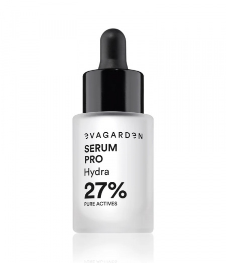 Evagarden Serum ultra hidratant pentru fata cu 16 substante active pure Pro Hydra 27% 20ml