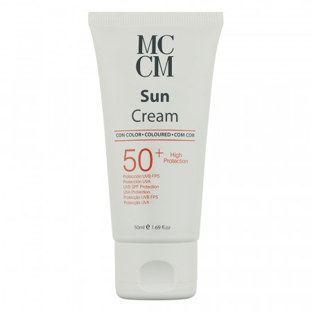 MCCM Crema de zi coloranta pentru fata cu protectie solara SPF50 50ml