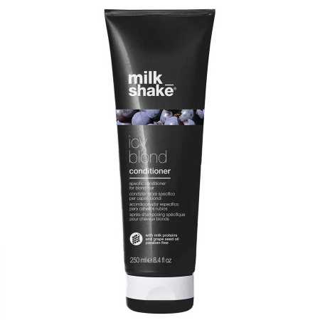 Milkshake Balsam cu pigment negru pentru par blond Icy Blond 250ml