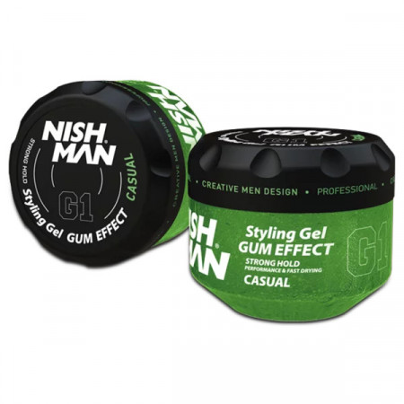 NishMan Gel cu fixare puternica Gum Effect Casual G1 300ml