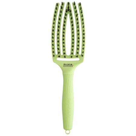 Olivia Garden Perie de par cu peri de mistret+nailon Finger Combo Dolce Vita Green Pistachio